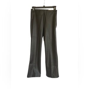 Zara Faux Leather straight leg Leggings Size XS NEW